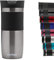 Contigo Byron Snapseal Travel Mug | Stainless Steel Thermal Mug | Vacuum Flask | Leakproof Tumbler | Coffee to Go Mug with BPA Free Easy-Clean Lid | Gunmetal | 470 ml