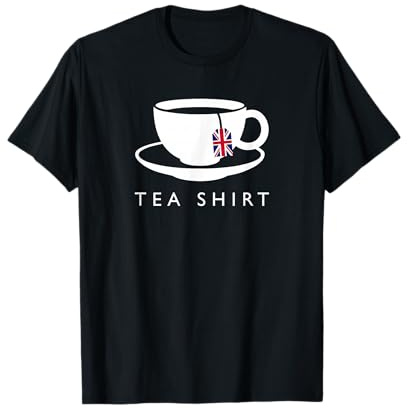 I Love English Tea UK Flag T-Shirt