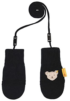 Steiff Unisex Baby Gloves F ustlinge, STEIFF NAVY, 3 EU