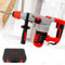 Taladro percutor, 50 Hz 0-930 rpm Martillo demoledor, 2200W Taladro Martillo perforador eléctrico Taladro percutor Con maletín
