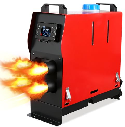 Randaco Standheizung Diesel, All in One 8KW 12V Diesel Lufterhitzer, Luft Dieselheizung mit LCD Monitor/Fernbedienung, Air Diesel Heizung für Auto, Boote, Wohnmobile, Lastwagen Kabine