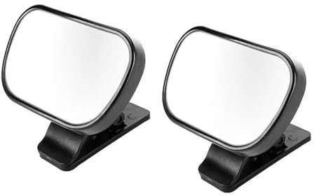 2 Stück NUZAMAS Autorückspiegel für Rücksitz – Sicherster, klare Sicht, bruchsicher, 360 Grad verstellbarer Rückspiegel, um nach hinten gerichtete Säuglinge, Kinder, Babys und Neugeborene zu sehen