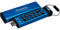 Kingston Ironkey Keypad 200C 16GB Unidad Flash USB Cifrada | Teclado Alfanumérico | Acceso Multi-Pin | XTS-AES 256-bit | FIPS 140-3 Nivel 3 Certificado (Pendiente) | IKKP200C/16GB, Azul