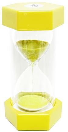 Dream HorseX Hourglass for Kids - Sand Timer Set, 5 Min Yellow Glass Timer