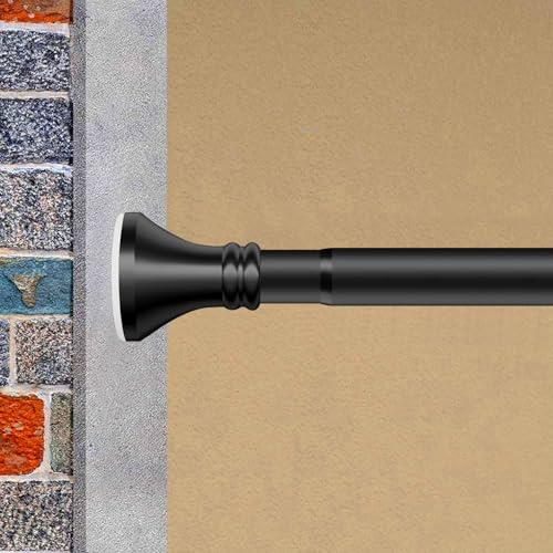 AEAGERY Duschstange ohne Bohren,Vorhangstange ohne Bohren,Teleskopstange Gardinenstange,Klemmvorhangstange Teleskopstange,260-410cm- Duschstange,Gardinenstange,Kleiderstange,Duschklemmstange