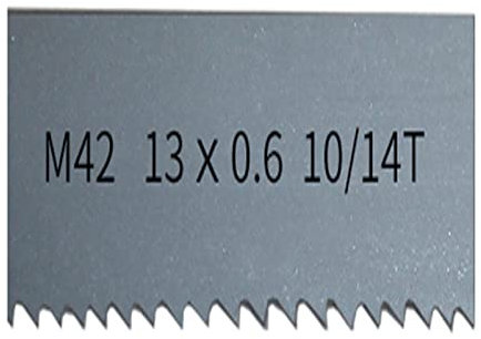 PNAJFUEL Bandsägeblatt, M42 Bandsägeblätter Bimetall 1/2 Sägeblatt 1 Stück Zum Schneiden Von Hartholz, Metall/10-14T/1790Mm