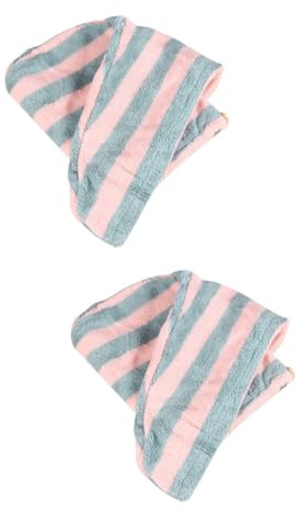 MAGICLULU 2St Wasserabsorptionsdusche Mikrofasertuch für das Gesicht Haartrockenhaube handtuch Damen Haartrocknungskappe Duschhaube niedlich trockene Haarkappe Duschkopf