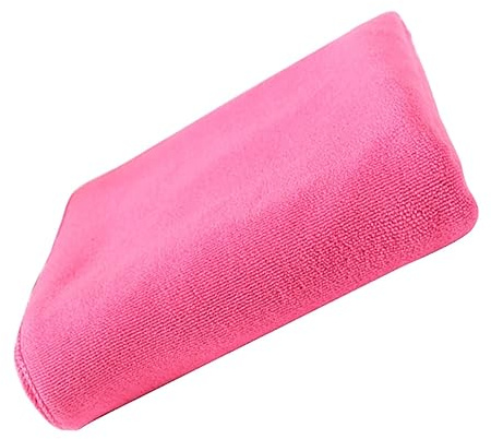 Mikrofaser Haartrocknungshandtuch 30x70cm Rosa, Saugfähig | Weich, Hautfreundlich und Schnell Trocknend, Mehrzweck für Baden, Küche, Reinigung