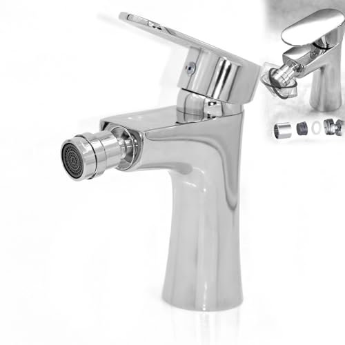 VICTOVA Rubinetto bidet in ottone resistente con controllo del flusso d'acqua e design estetico per la tua casa Rubinetto per lavabo da bagno, ottone resistente, controllo del flusso d'acqua,