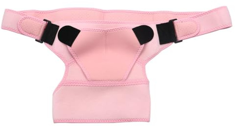 Namvo Schulterstütze für Damen, verstellbare Schulterstütze, atmungsaktive Armschlinge für die Schulter, passt sowohl rechts als auch Links, Armumfang 45 cm, Rosa