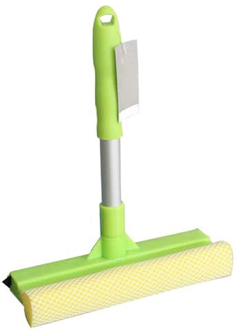 Limpiaparabrisas para Ventana, Esponja para raspador de Ventana – Rasqueta de Limpieza de Ventanas automáticas, raspador de Ventana con esponjas para Parabrisas, Puerta de Ducha, Ventana