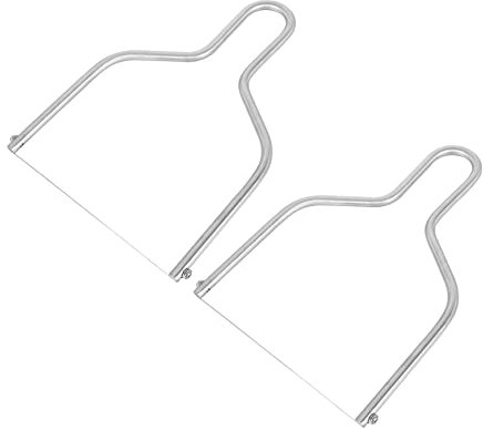 COLLBATH Affettatrice Per Formaggio Multifunzionale in Acciaio 2 Pezzi Tagliaburro Portatile Utensile Da Cucina Per Famiglie e Ristoranti Facile Da e Utilizzare