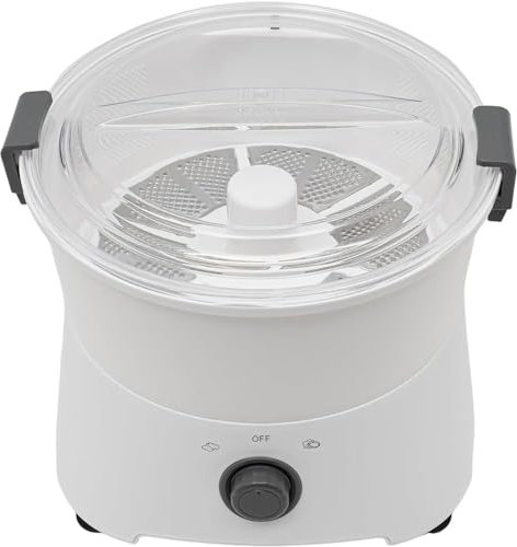 DFANCE Peladora de Frutas y Verduras, 85 W, 110-120 V, 1,76 Libras, peladora de Patatas eléctrica, Mesa giratoria automática, con Cable, eléctrica, para secar Verduras, pelar Manzanas y Patatas
