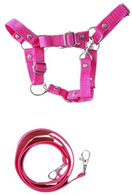 Einstellbare Rosa Häuptchenhantar für Hobby Horse, handgemachte Accessoires für Horse, UNIVERSAL Größe A4 bis A3