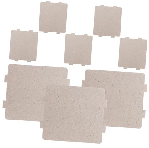 COLLBATH 8 pezzi Piastra Mica per Forno Copertura Sostitutiva per Guida Onda e Accessorio per Riparazioni e Insulazione Facile da per Adattarsi Qualsiasi