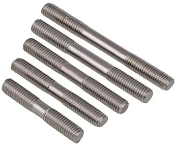 Varillas roscadas de doble extremo de acero inoxidable 304 - M3 M4 M5 M6 M8 M10 - Pernos sin cabeza for uso industrial - 2-5 piezas(120mm M10 2pcs)