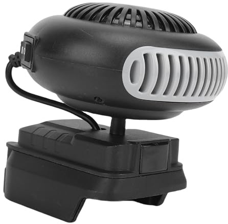 Acouto Stufetta Elettrica Compatta, Ventola di Riscaldamento Rapido per Auto, Casa, Posto di Lavoro, Esterni, Design Senza Fili con Interfaccia USB per Batteria Senza Fili, Potenza