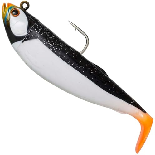 Savage Gear Cutbait Herring Gummifisch, 8 Farben, Salzwasser-Angelköder für Heilbutt und Dorsch, 270g und 460g, Meeres-Shad, Jig-Köder