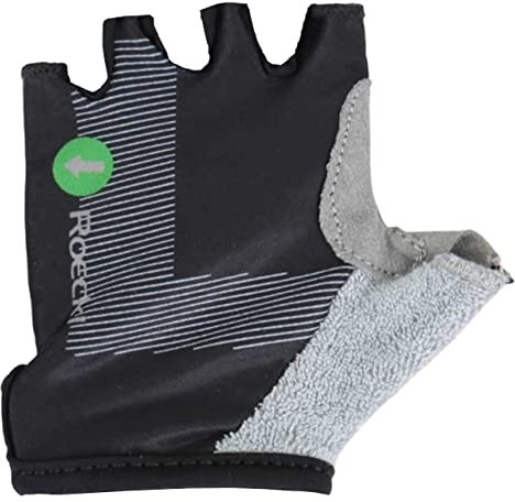 Roeckl Teo Kids Kinder Fahrrad Handschuhe kurz schwarz 2022: Größe: 4