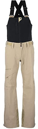 Scott W Vertic 3l Pants Beige - Wasserdichte atmungsaktive Damen Freeride Skihose, Größe XL - Farbe Cream Beige