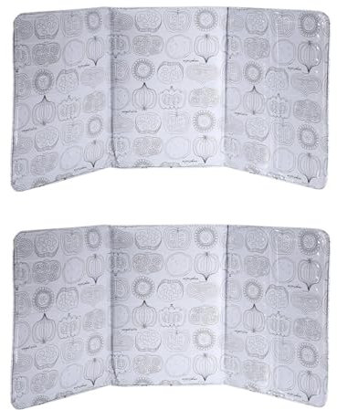 2 Pcs Stove Splatter Guard, Grease Splatter Guard Anti Splatter Shield Splash Guard Oil Splatter Screens Kitchen Cooking Frying Pan Oil Cover