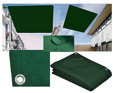 Rectangle Sun Shade Sail Pool Shade Canopy Above Ground Sun Sails For Patios Rectangle Waterproof Suitable For Patio Patio Backyard Garden Lawn Garden (Color : Green, Size : 2.5X8M)