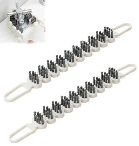 2PCS Biegsame multifunktionale Reinigungsbürste,Gap Cleaning Brush,Multifunktionale biegsame Reinigungsbürste,Reinigungsbürste,Bürsten zur Tiefenreinigung für Küche Fenster