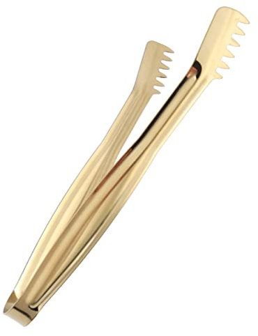 TOPBATHY 4stücke Mini Servierzange Aus Edelstahl Goldene Gebäckzange Als Eiswürfelzange Und Lebensmittelklammer Nutzbar Praktisches Küchenzubehör Für Bar Und Buffet