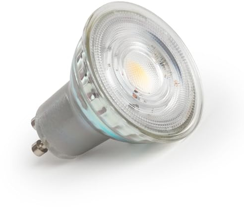 LEDKIA LIGHTING Bombilla LED GU10 10W 1000 lm Cristal 60º No Flicker 4000K Blanco Neutro