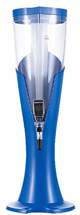 Distributeur d'eau, distributeur boissons à tour bière avec chambre à glace amovible, tube glace 3 litres, parfait pour fêtes, maison, bar