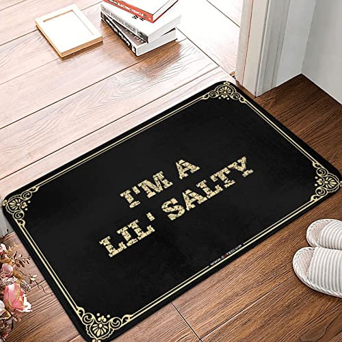 Vintage Decor I'M A Lil' Salty - Felpudo para puerta de otoño (65 x 90 cm)