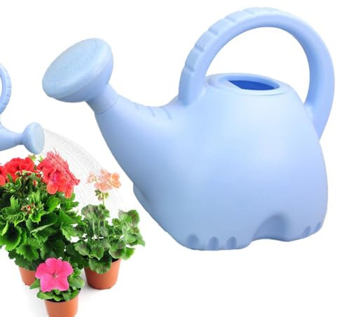Regadera de elefante, regadera de plantas con diseño de elefante, bonita regadera para exteriores, boquilla extraíble, regadera para plantas de interior, floristería
