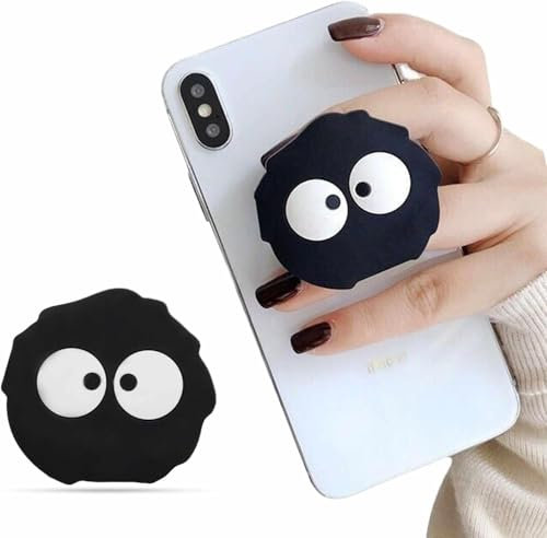 CHRYSOX Phone Finger Grip Holder Expanding Universal Cartoon Phone Grip With Stand For All Smartphone And Tablets
