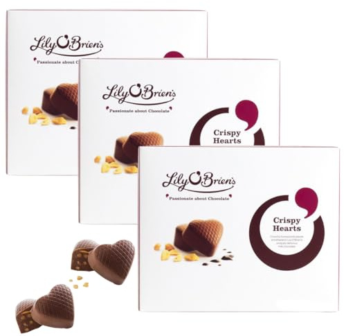 Lily O'Brien's Desserts Collection Assorted Milk White Dark Chocolate for Christmas Birthday Holiday Gifts for Him for Her - Perfect for Sweets Treats for Kids (137g x 3Pack)