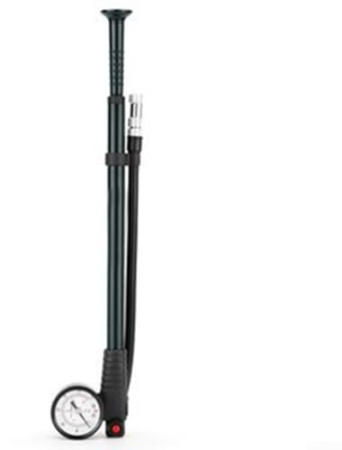 Besshepplo Bomba de mano portátil para bicicleta con manómetro, adecuada para neumáticos de bicicleta eléctrica, horquillas delanteras y amortiguadores traseros, soporta una presión máxima de 300 PSI