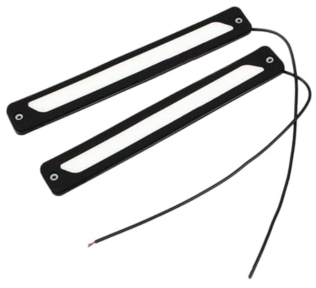Zuasdvnk Luce Di Marcia Diurna - 23cm Luce Pieghevole Super Luminosa | 2 Pezzi LED Automotive Impermeabili Modificate - Anteriore Posteriore per Camion Rimorchio Trattore SUV Veicolo