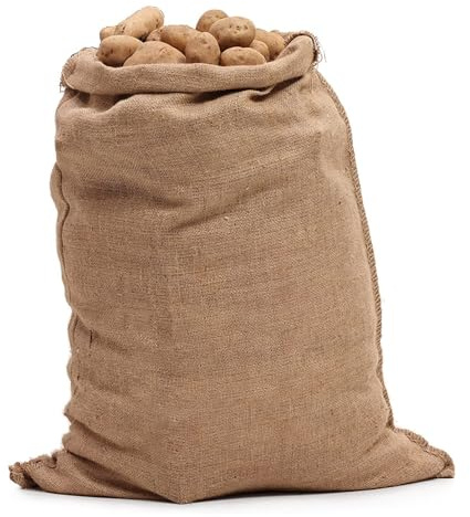 Générique Sacs En Jute | Sacs De Jute Pour Légumes - De Course En Pour Pommes De Terre - Grand Sac pour Fêtes et Réunions en Plein Air