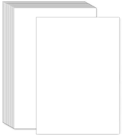 25 Blatt etiketten a4, etikettenpapier a4 bedruckbar, Etiketten Selbstklebend Versandetiketten Aufkleber A4 297 x 210mm - Geeignet für Laser/Inkjet/Kopierer Einsetzbar