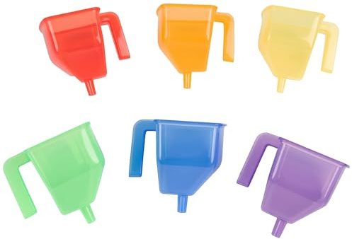 tickit Translucent Colour Funnels, Sensory Water & Sand Toy, Ages 2-3 | tickit translucent colour funnels are a sensory water and sand play toy for educational fun, suitable for ages 2-3+.