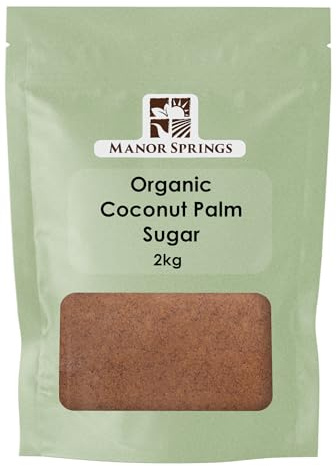 Organic Coconut Sugar 2kg by Manor Springs Organic