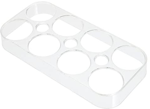 Zerodeko Bac À Oeufs Frigo de Cuisine Réfrigérateur Bac à ?ufs D' ?ufs de Rangement D' ?ufs D' ?ufs D' de Conteneur D' ?ufs D' ?ufs Organisateur pour La Maison 8 Boite À Oeufs En Plastique
