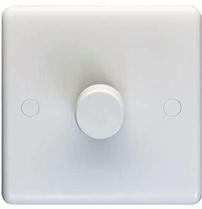 Eurolite Enhance White Plastic 1 Gang 2 Way 40-400W dimmer
