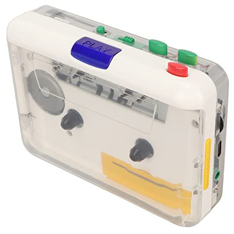 Kassettenspieler, Tragbarer USB-Kassetten-zu-MP3-Konverter, Walkman Audio-Musik-Kassetten-zu-Digital-Konverter-Player, Kassetten-zu-MP3-Konverter mit Kopfhörern