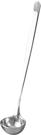 UPKOCH Edelstahl Suppenkelle Saucenkelle Servierlöffel Portionskontrollkelle Für Restaurantküche Hausmannskost 24X4. 5X4. 5Cm