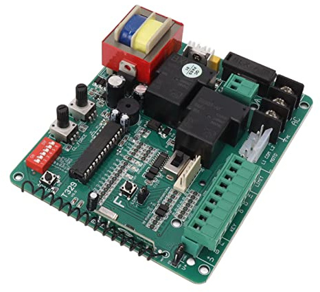 Tablero de Control de Motor de Puerta Corredera Indicación LED Tablero de Circuito de Motor de Puerta Eléctrica con Control Remoto 220V