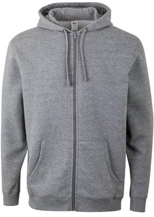 Mukua SF270U unisex huvtröja med dragkedja ljung grå, storlek XL, ljung grå, XL