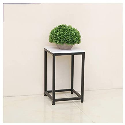 DDNGEJ Upgrade-Blumenregal, moderner minimalistischer unabhängiger Blumenständer aus Schmiedeeisen, quadratisches Pflanzenregal, Bodenregal im europäischen Stil, Blumenhalter, Pflanzenständer