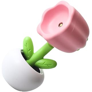 QOKLIYUI Luz Nocturna Para Niños Celda De Botón Desmontable Colocación Estable Adornos De Escritorio Para Niños Luz Nocturna De Plástico, rosa