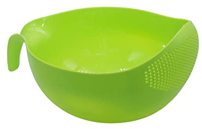 Colino da cucina in plastica per il lavaggio del riso, filtro per il lavaggio del riso, cestino di scarico, ciotola, frutta, fagioli, scolapasta, gadget da cucina