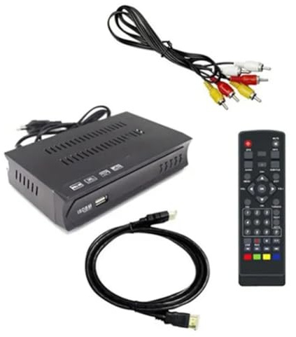 Louttary ISDB-T 1080P HD Set Top Box Récepteur TV de Diffusion Vidéo Numérique Terrestre avec Câble pour Le Brésil/Chili A Plug EU